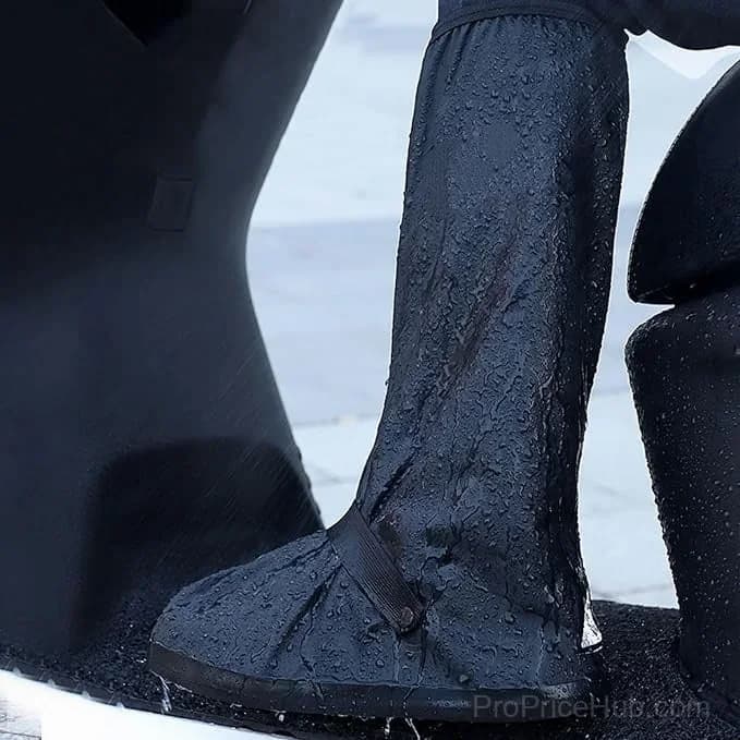 Unisex Heavy-Duty Waterproof Rain Boots with Non-Slip Zippers & Reflective - View 8