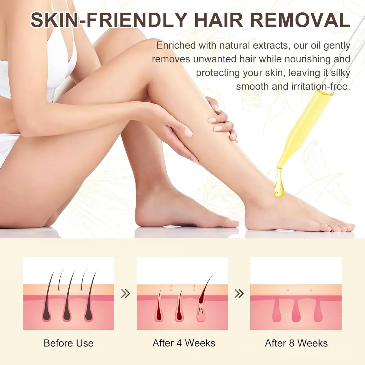 All-in-One Hair Removal Oil for Body Care - View 6