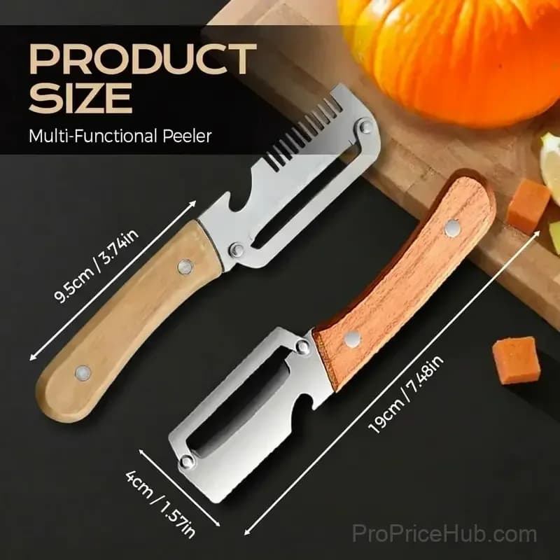 Multi-Function Vegetable Peeler - Kitchen Cutter & Prep Tool - View 9