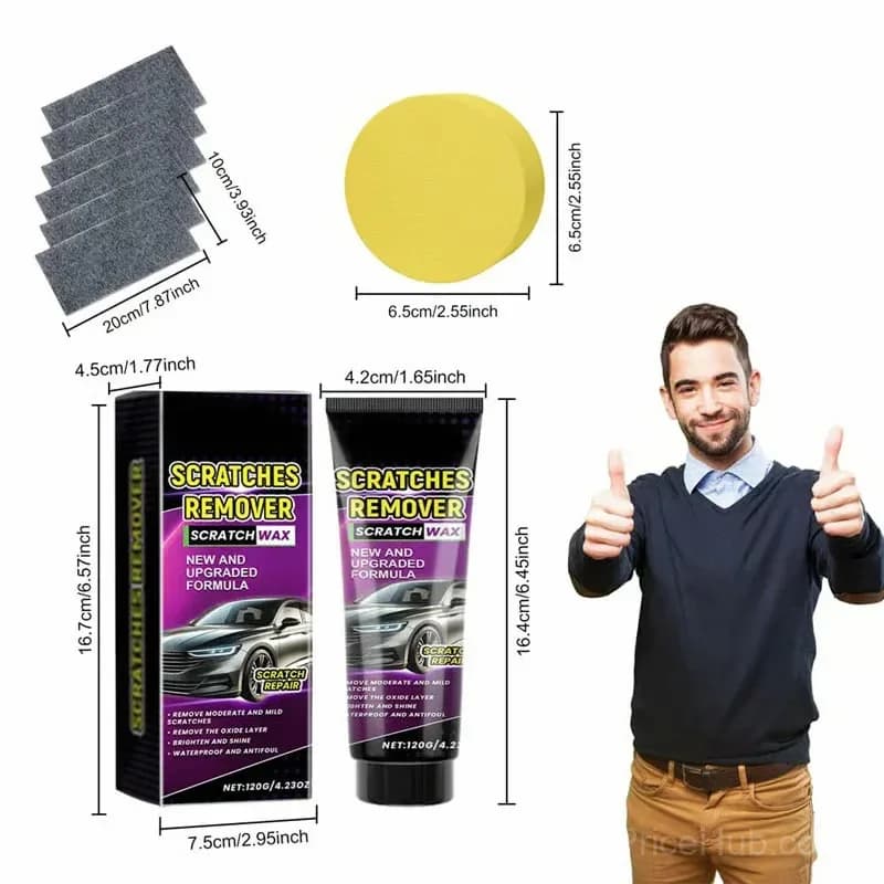 Car Scratch Remover Wax with Nano Cloth, 1 Pack - View 14