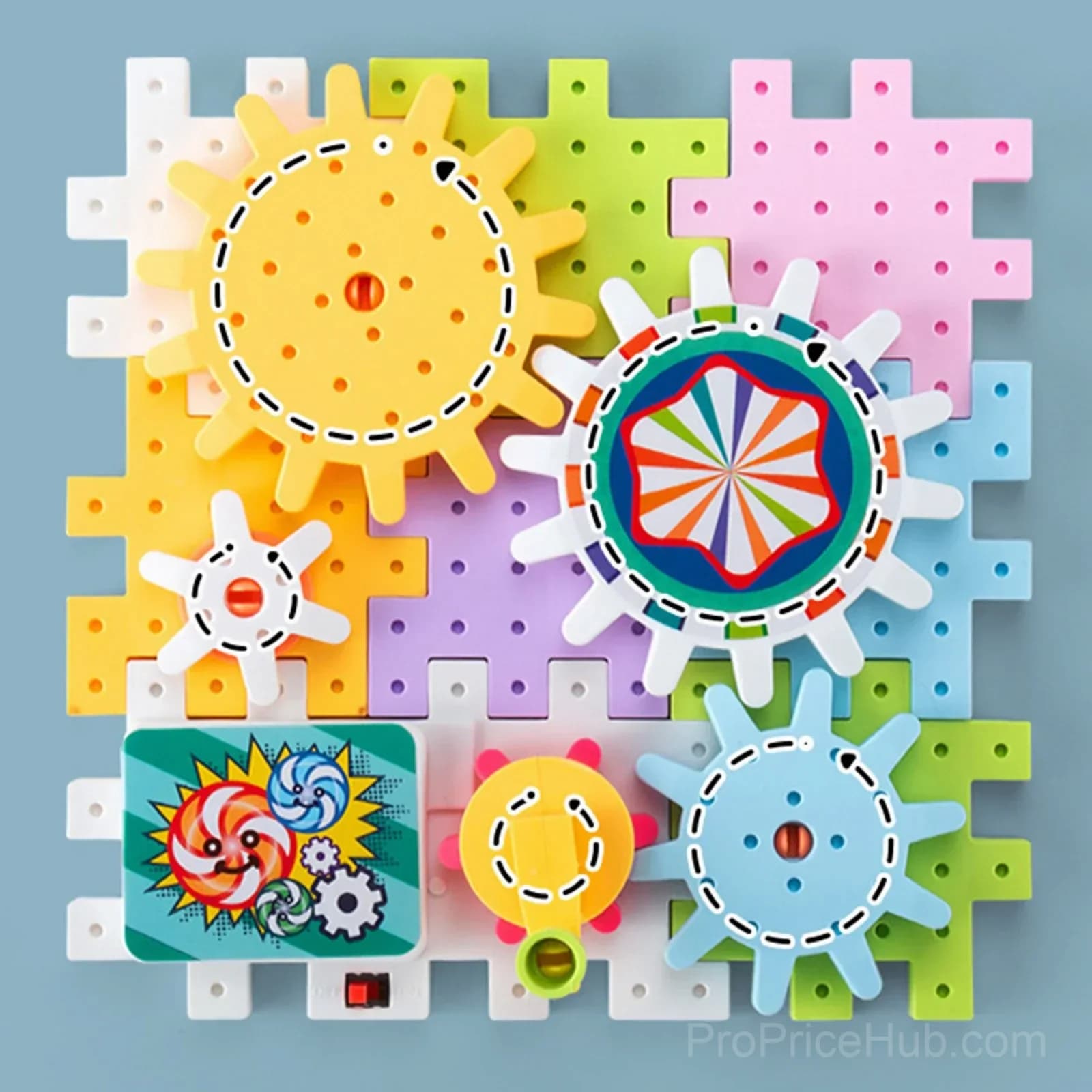 Children's Electric Gear Building Blocks Set - View 4