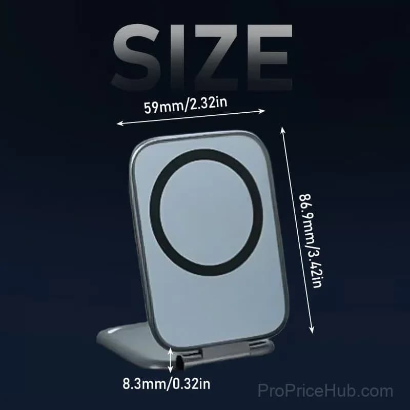 Magnetic Strong-Hold Phone Mount, Black - View 12