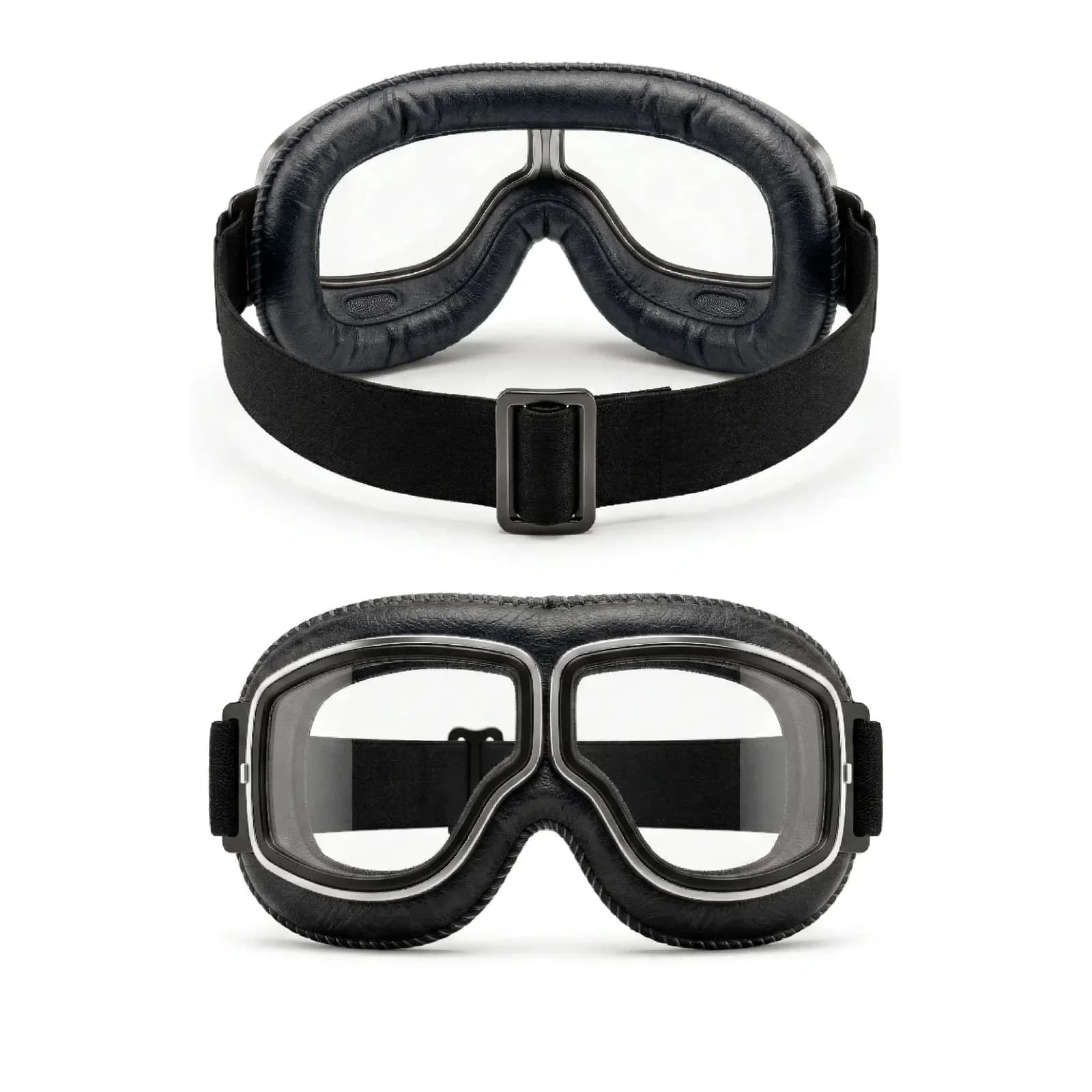 OTG Vintage Motorcycle Goggles, Fits Over Glasses - View 16