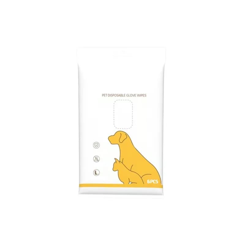 Deodorizing Pet Glove Wipes for Dogs, 6 Count - View 8