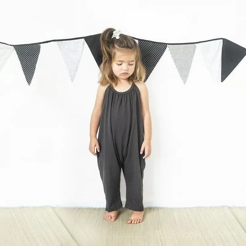 Cute Slouchy Backless Baby Jumpsuit, Gray, 12-18M (80cm) - View 7
