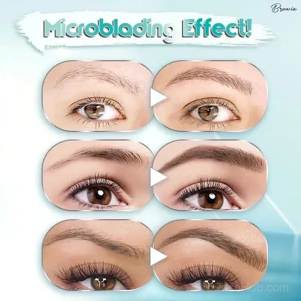 3D Waterproof Eyebrow Pencil, Light Brown, 2-Pack - View 5