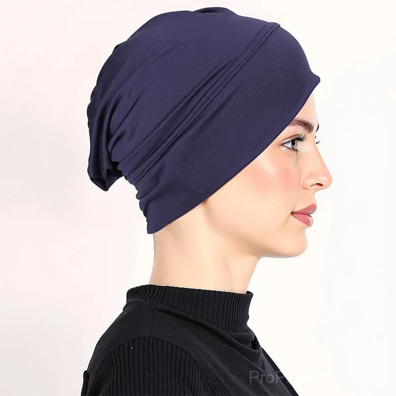 Soft Stretch Turban Cap for Women - View 10