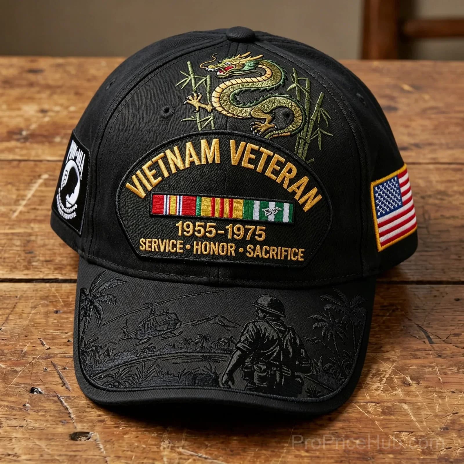 Vietnam Veteran Tribute Cap - View 10