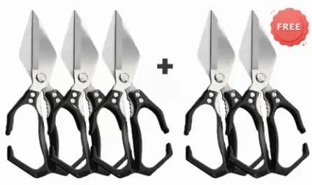 Heavy-Duty Multifunctional Kitchen Shears, Black - View 27