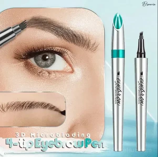 3D Waterproof Eyebrow Pencil, Light Brown, 2-Pack - View 2