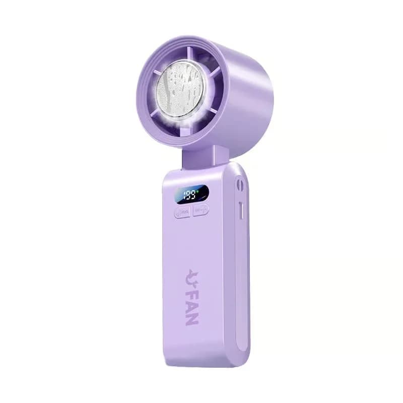 Handheld Semiconductor Cooling Fan, Pro, Grey - View 4