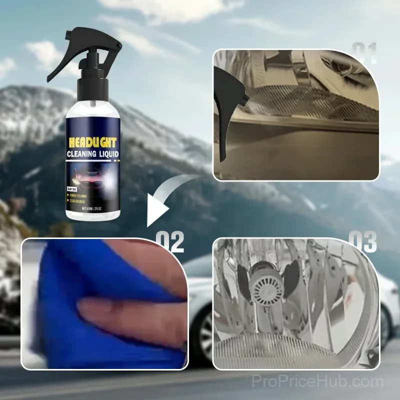 Car Headlight Cleaning and Restoration Agent - View 6