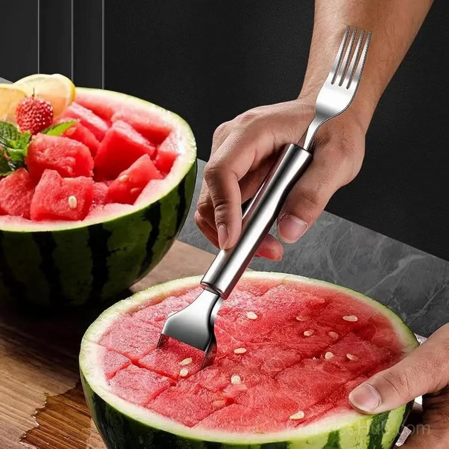 Upgraded Watermelon Fork Slicer Cutter Tool - View 4