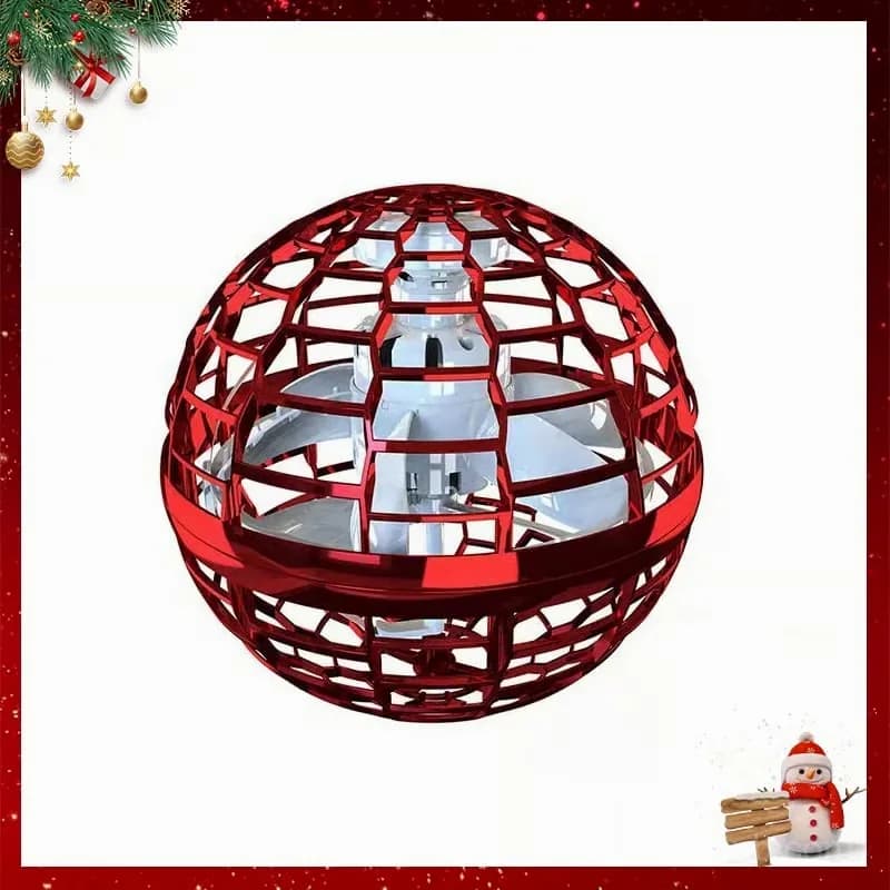 Blue Flying Rotating Hover Ball Novelty Toy - View 3