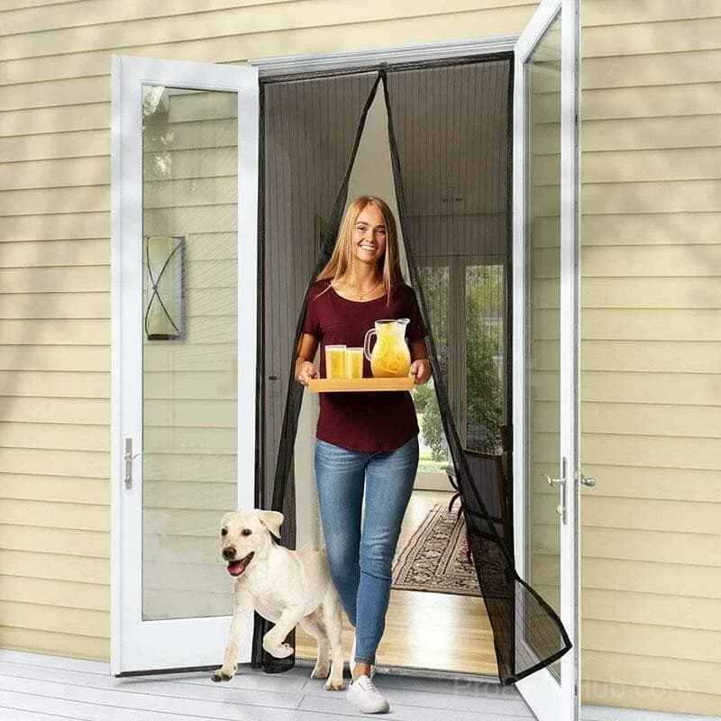 Magnetic Screen Door, Hands-Free Patio Entry - View 2