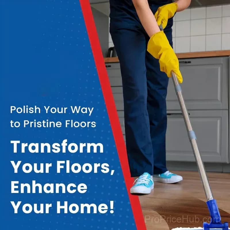 Instant Floor Renew High-Gloss Floor Polish Set with Nano Sponge - View 8