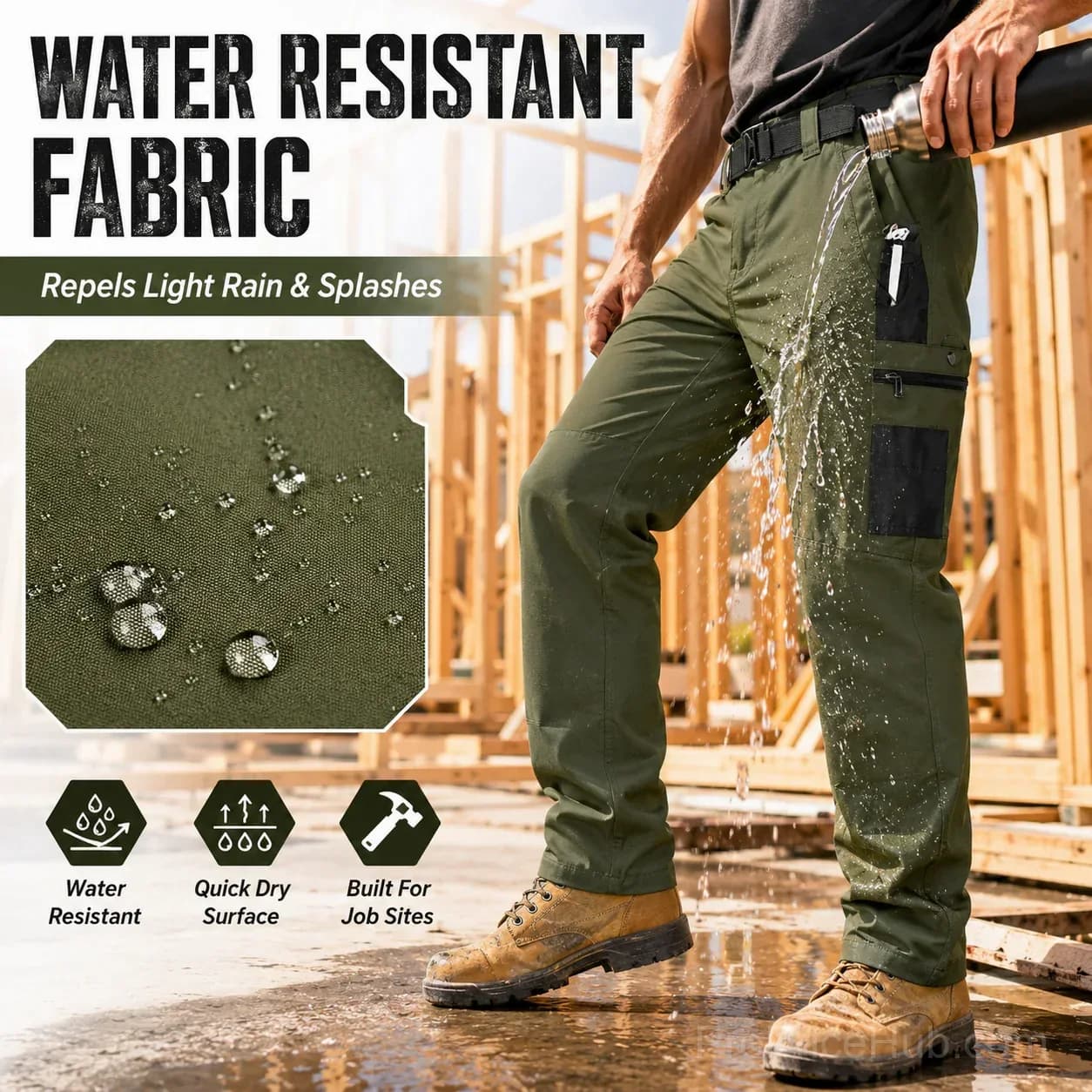 Men's Flame-Resistant Tactical Work Pants - View 6
