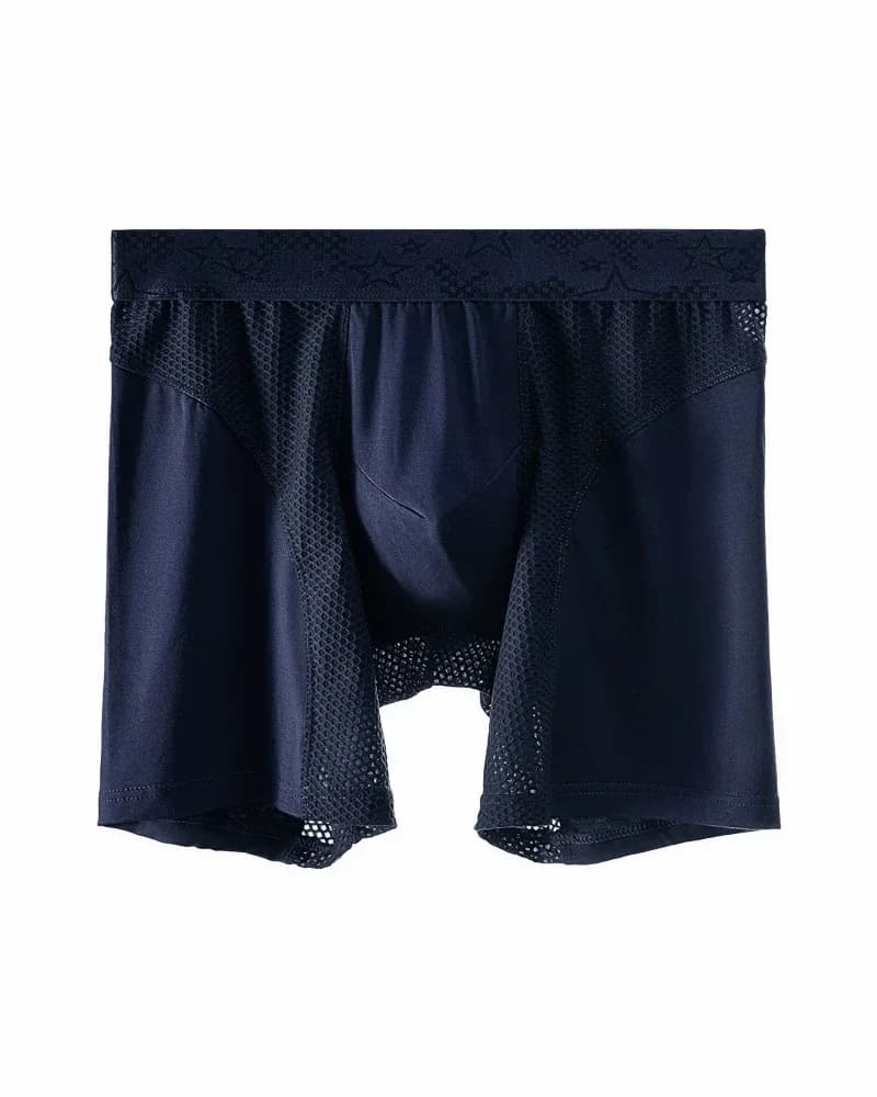 Men's Big & Tall Anti-Wear Long Leg Boxer Briefs (L-6XL) - View 17