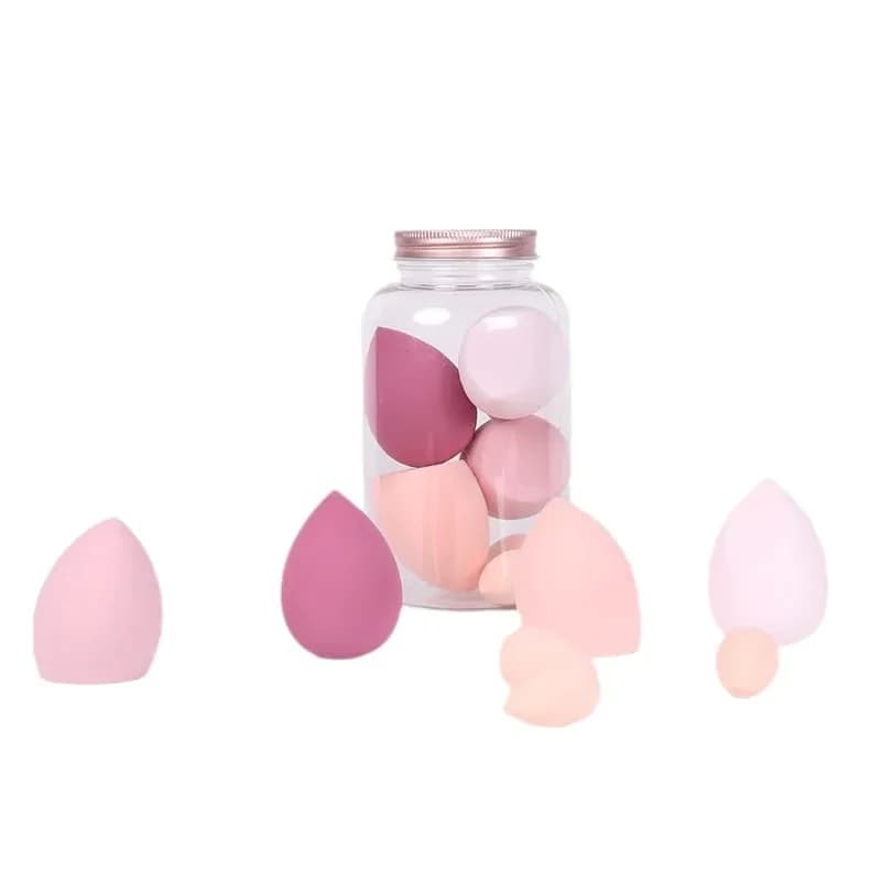Pink Portable Makeup Brush Set with LED Light - View 13