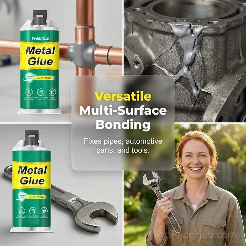 High-Strength Metal Repair Glue, Fast Curing Permanent Bond - View 5