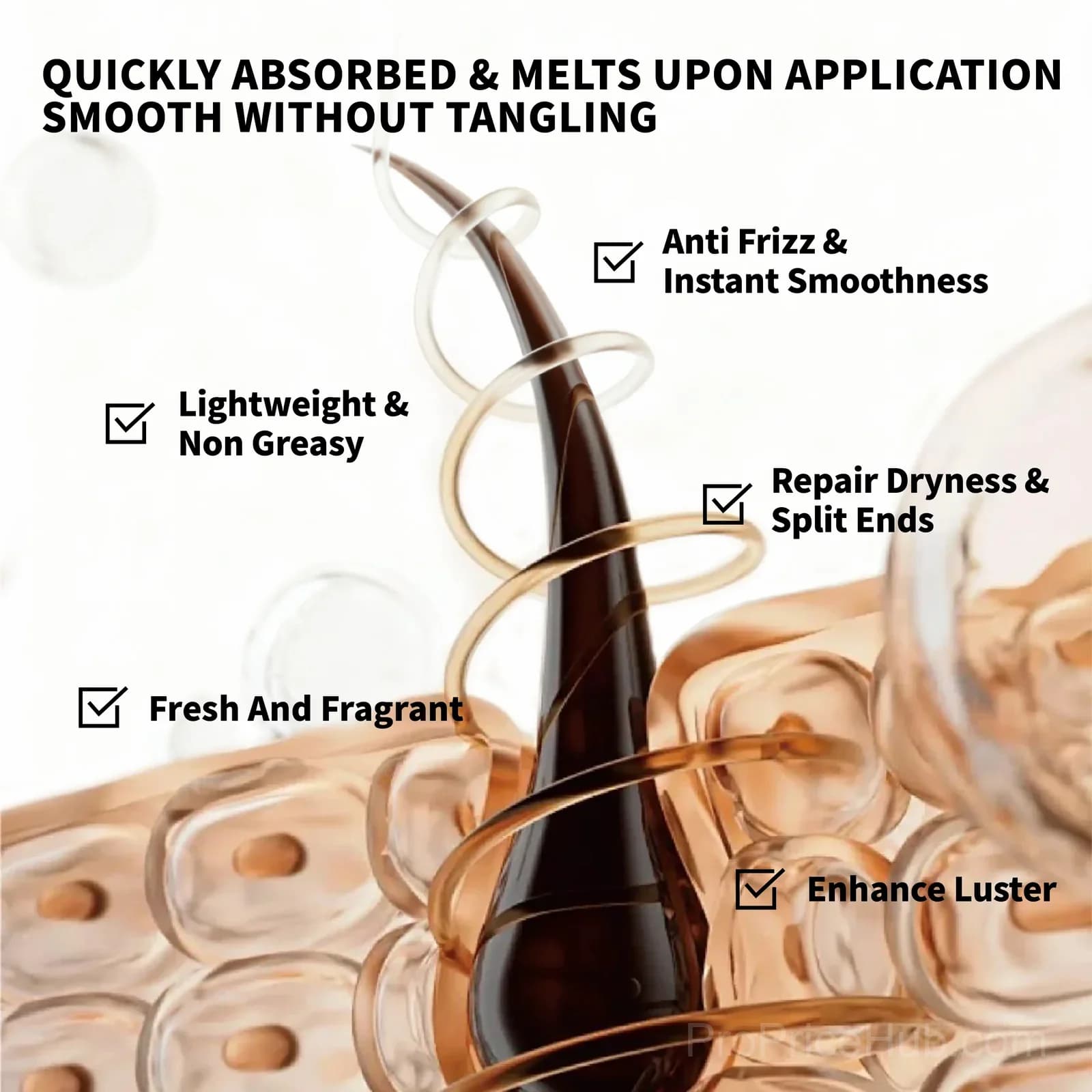 Intense Repair Hair Oil for Dry Hair & Frizz Control - View 7