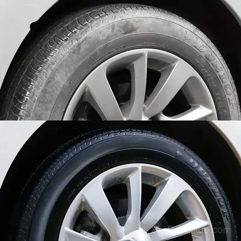 Tire Coating & Trim Restorer - Deep Black Shine for Rubber & Plastic - View 4