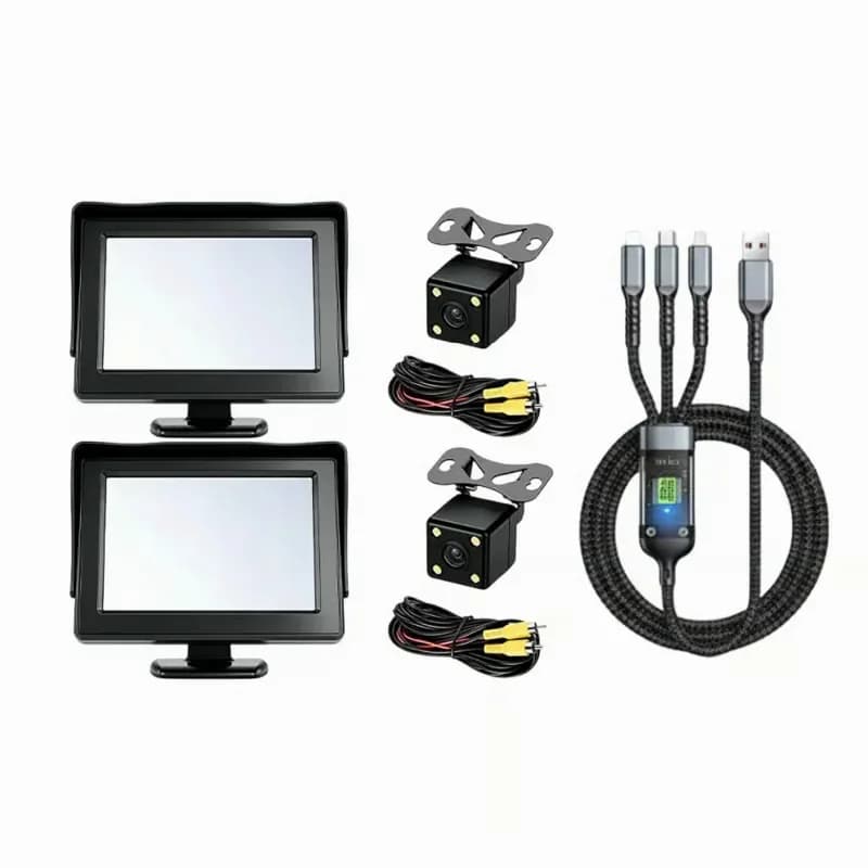 4.3-Inch HD Car Entertainment Display Monitor - View 15