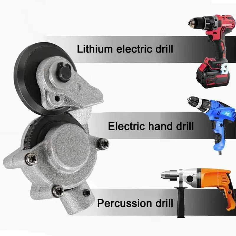 3-in-1 Electric Drill Sheet Metal Cutter for Steel, Aluminum & Copper - View 7