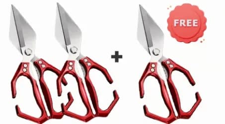 Heavy-Duty Multifunctional Kitchen Shears, Black - View 19