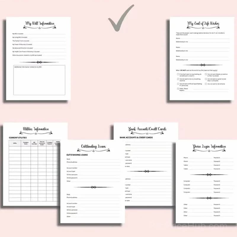 Sh*t...I'm Dead! End of Life Planner, Single Copy - View 18