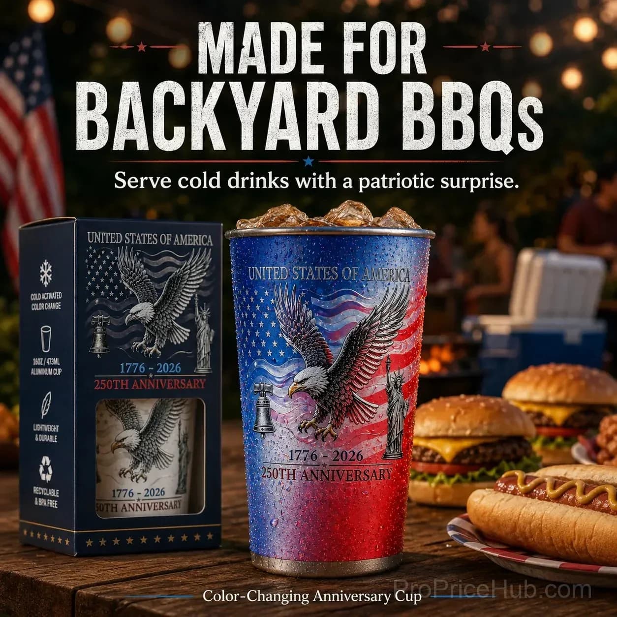 250th Anniversary Color Changing Cup - View 5
