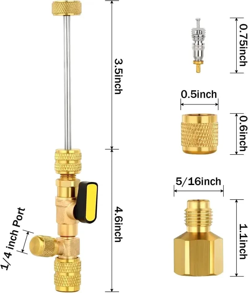 Professional AC Valve Core Remover & Installer Kit - View 7