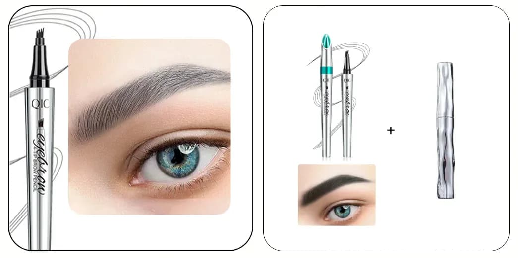 3D Waterproof Eyebrow Pencil, Light Brown, 2-Pack - View 61