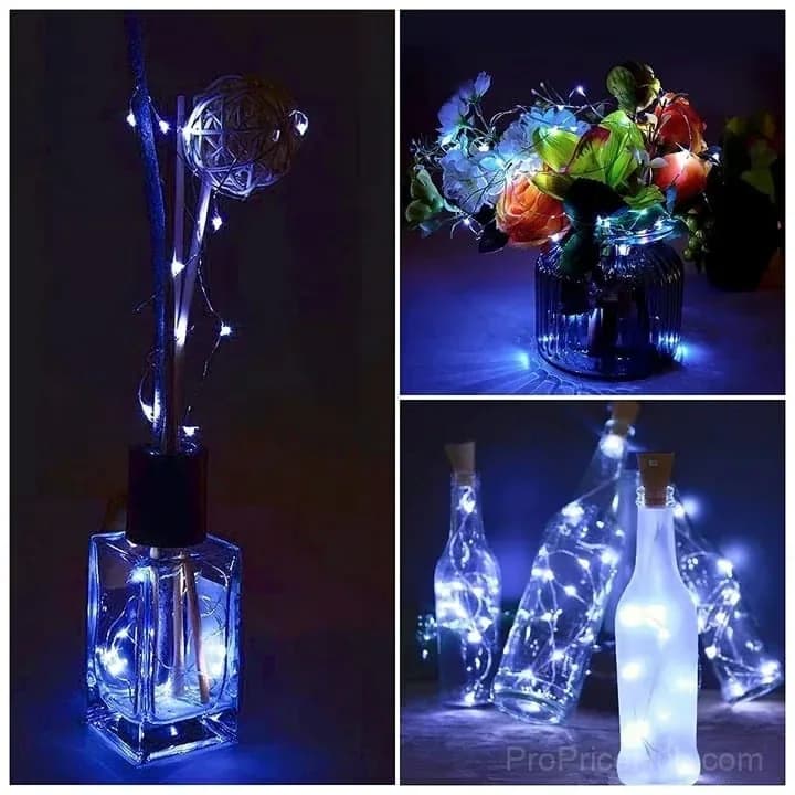 Multicolor Battery-Operated Bottle Lights with Replaceable Batteries - View 11