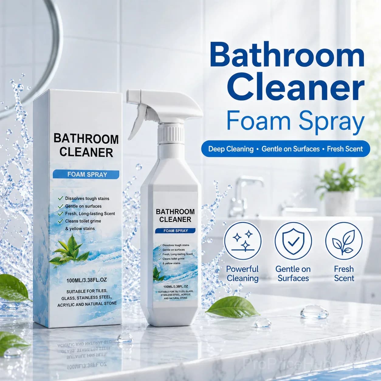 Mildew Cleaner Foam - Heavy-Duty Cleaning Spray - View 10