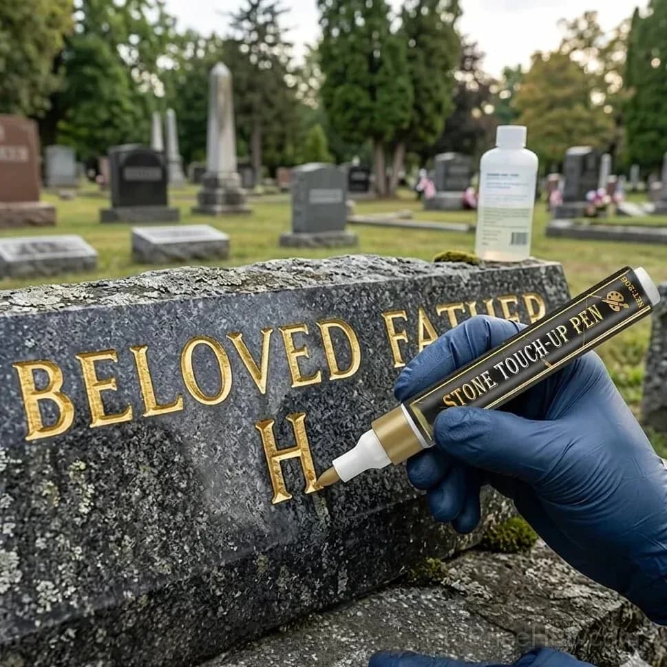 Gravestone Marker Pen for Restoring Faded Inscriptions - View 11