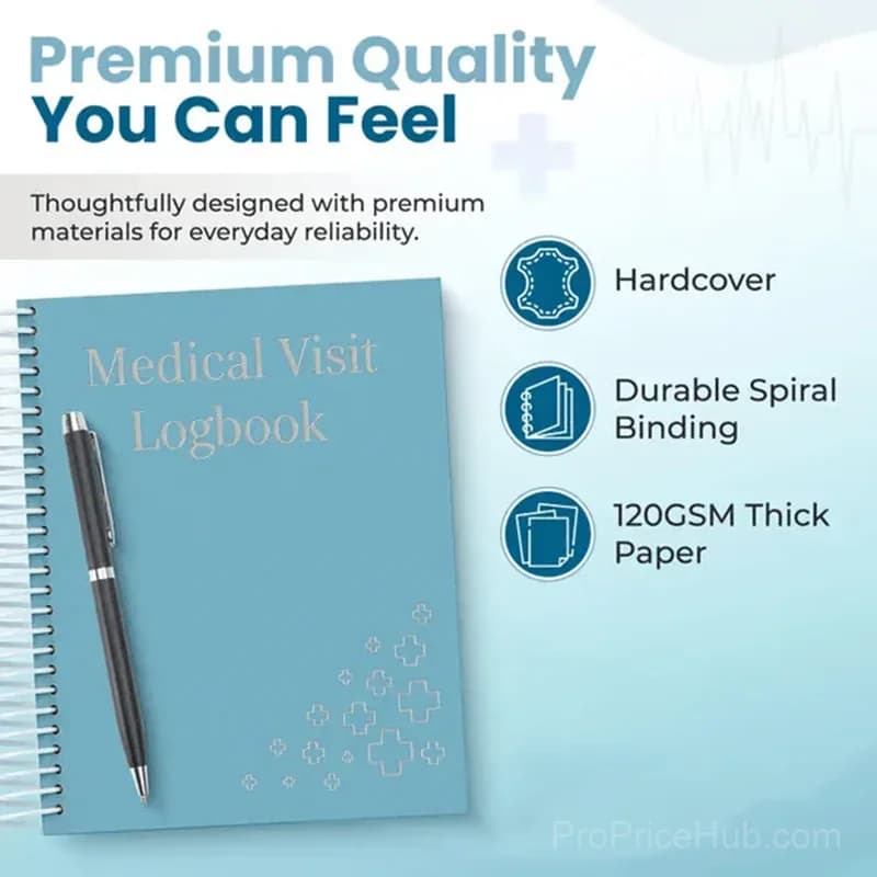 Medical Visit Logbook - Doctor-Approved Medical Planner - View 5