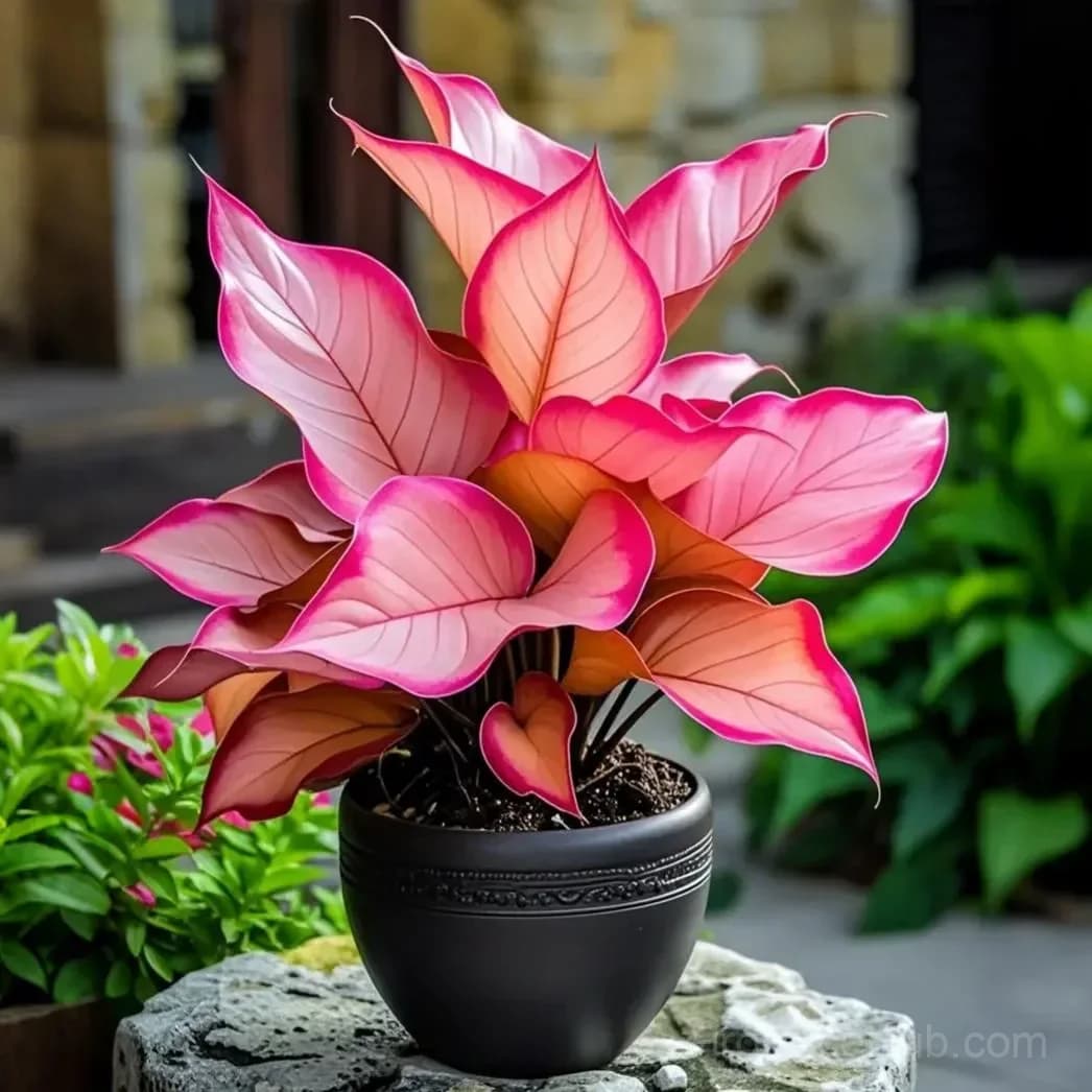 Twilight Potted Alocasia Bulbs - Indoor Plant Bulbs for Growing - View 9