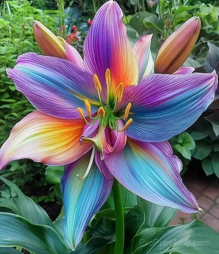 Rare Feather-Edged Lily Bulbs – Pink & White Blooms, Easy to Grow - View 10