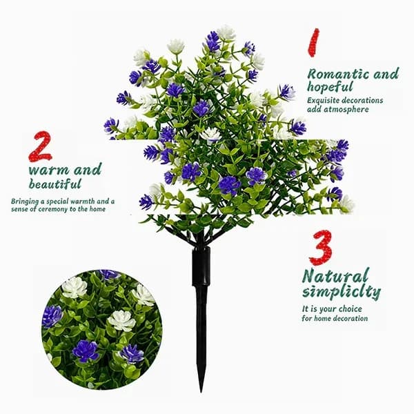 Artificial Potted Trees with Ground Stakes - View 5