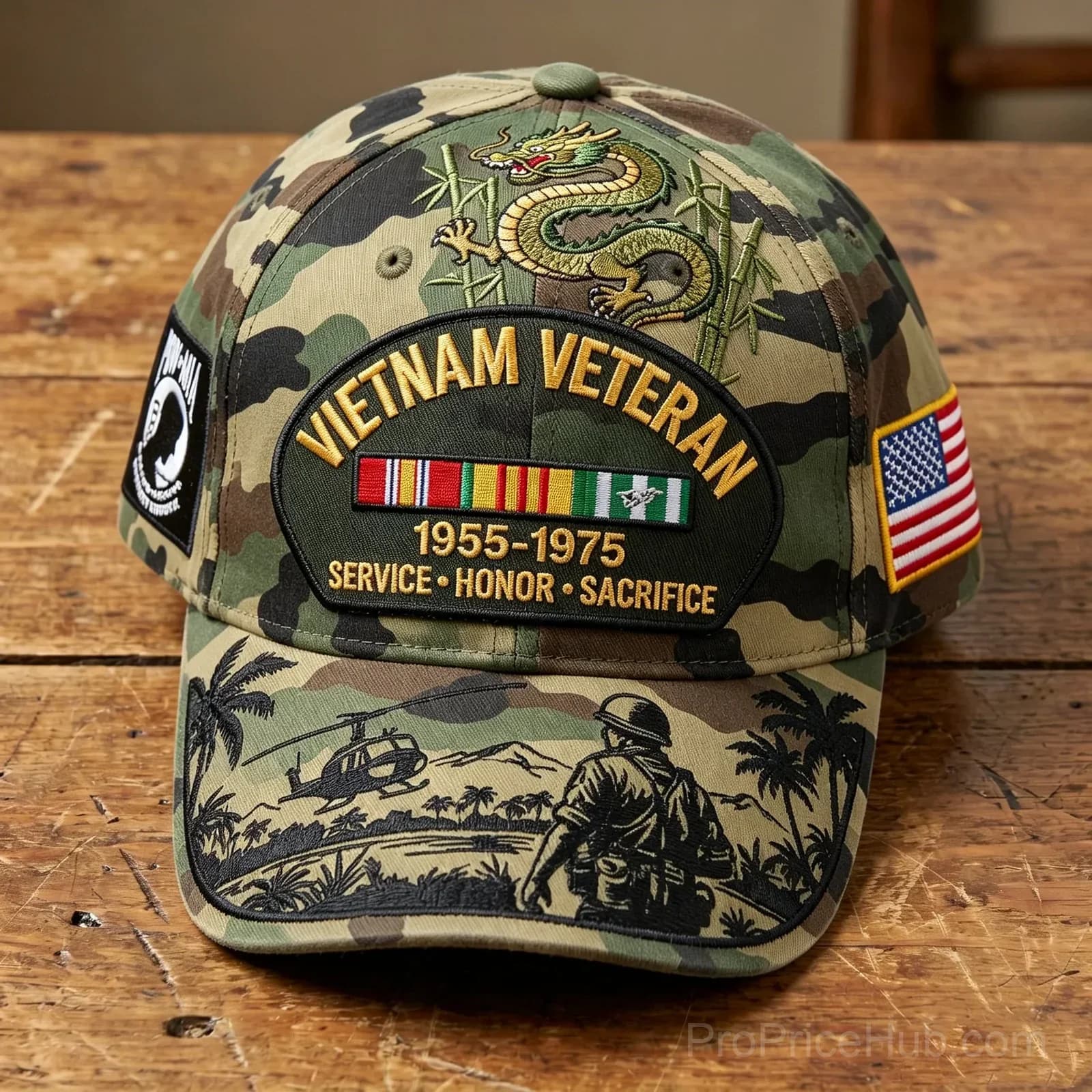 Vietnam Veteran Tribute Cap - View 9