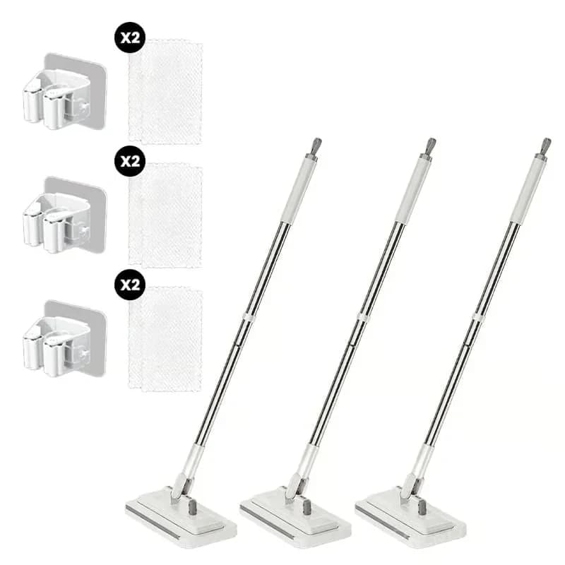 Hands-Free Multi-Purpose Flat Mop Set - View 2