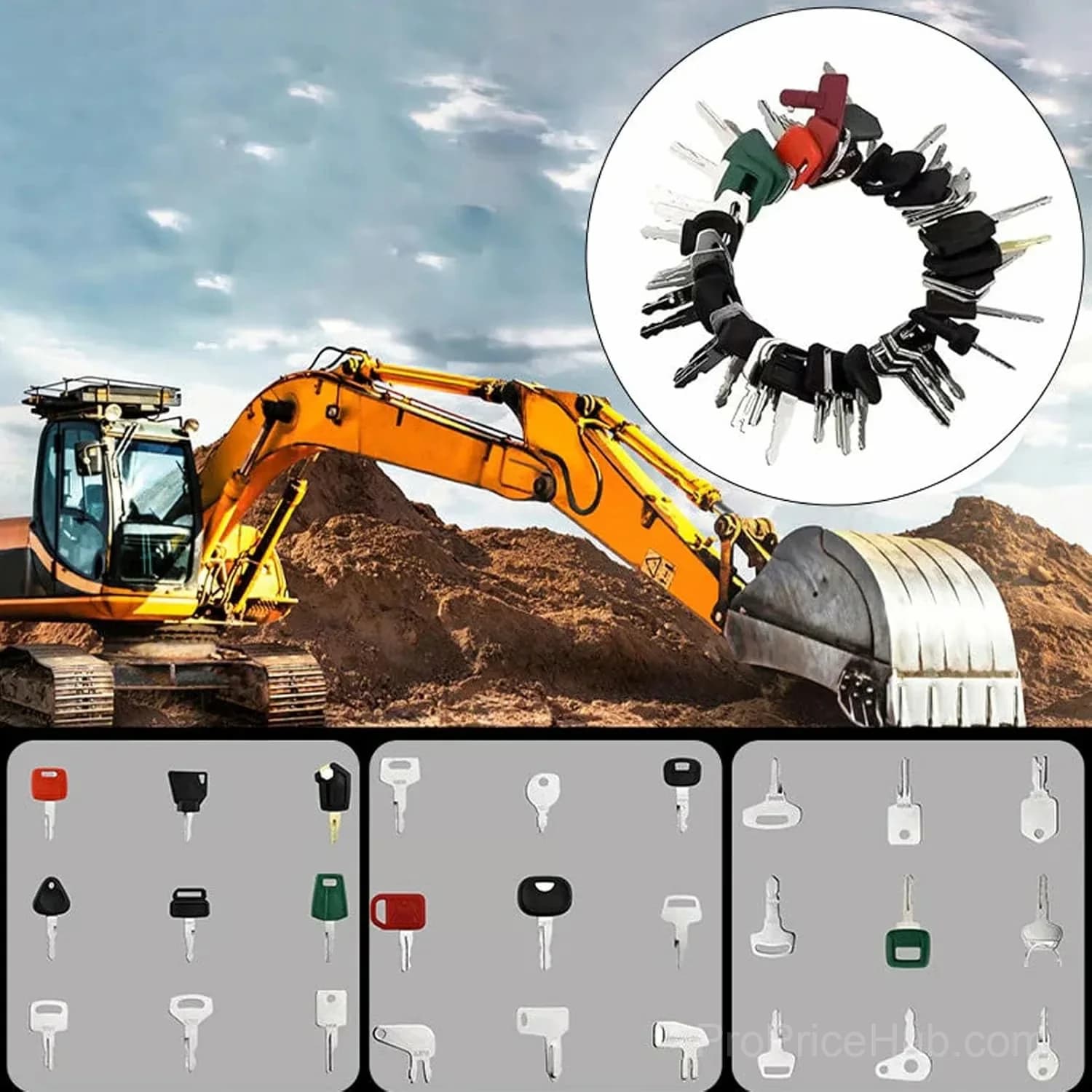 Heavy Equipment Master Key Set, 24 Keys - View 4