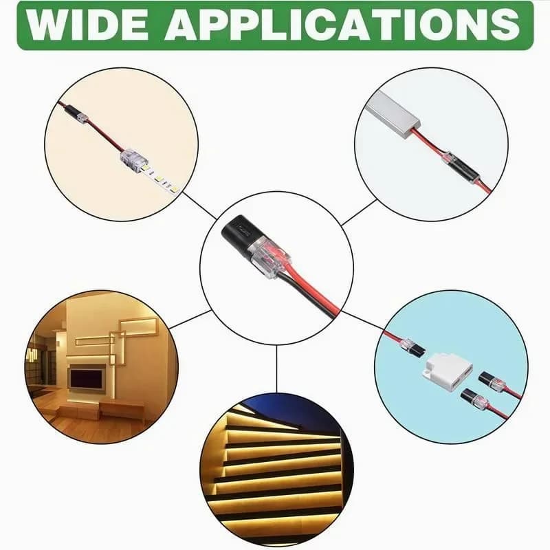 Fast-Fit 2-Pin Double-Wire Plug-in Connectors - View 9