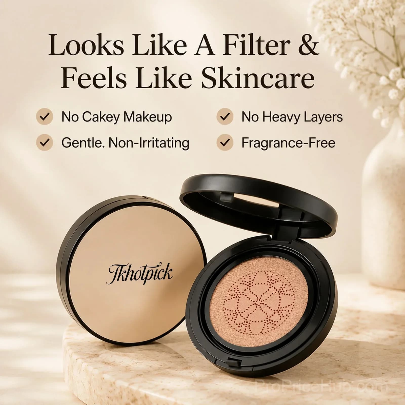 Tkhotpick Glow Foundation Cushion Compact - View 4