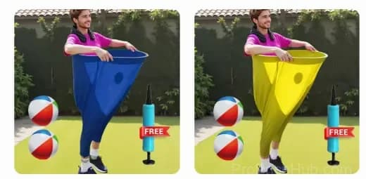 Granny Pants Toss Lawn Game Kit, Blue, 1 Set - View 18