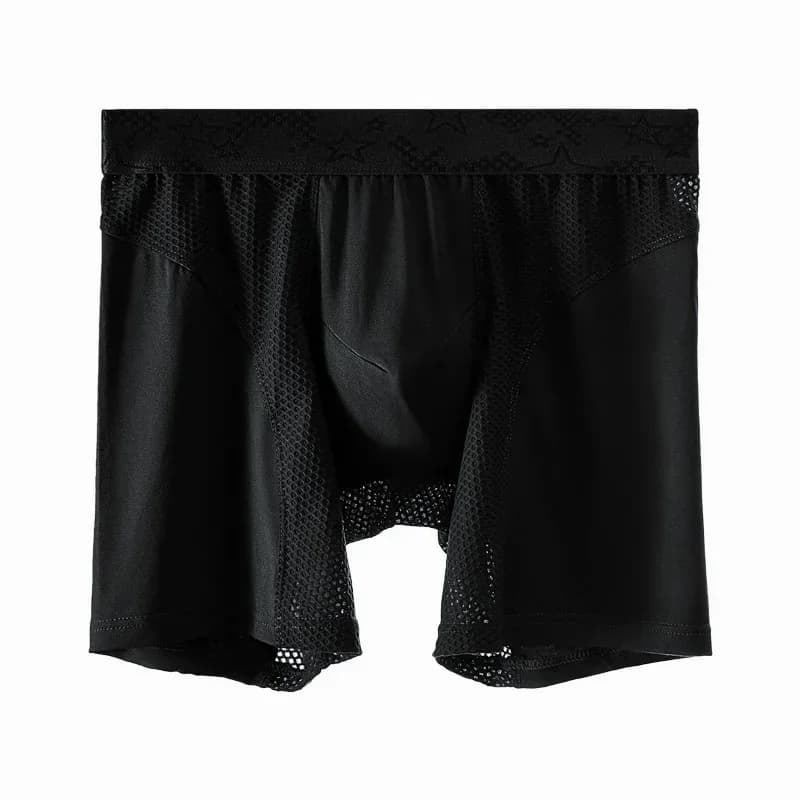 Men's Big & Tall Anti-Wear Long Leg Boxer Briefs (L-6XL) - View 15