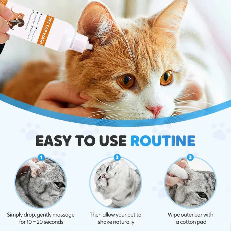 Pet Ear Cleaner with Aloe for Dogs & Cats, 120ml - View 7