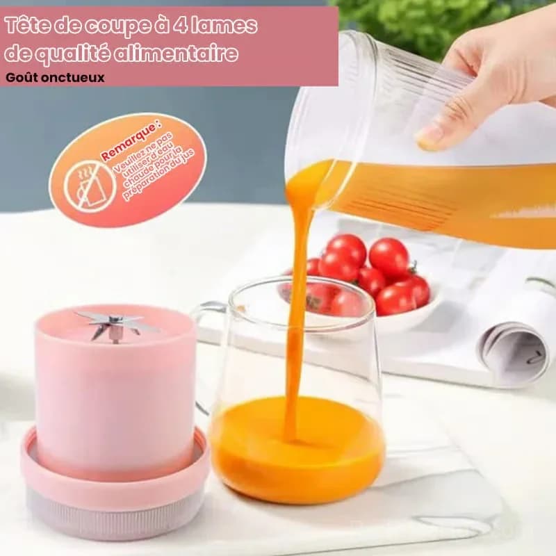 Portable Juicer Blender for Fresh Juice, Rose - View 19