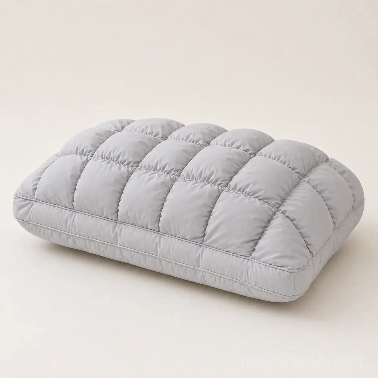 Cloud Puff Grid Pillow – Cooling, No-Flat for Side & Back Sleepers - View 13